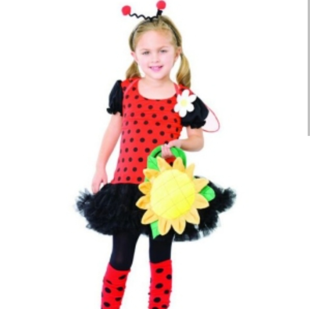 Leg Avenue Enchantress Daisy Bug Lady ladybug Bug Halloween Costume GIRLS SMALL